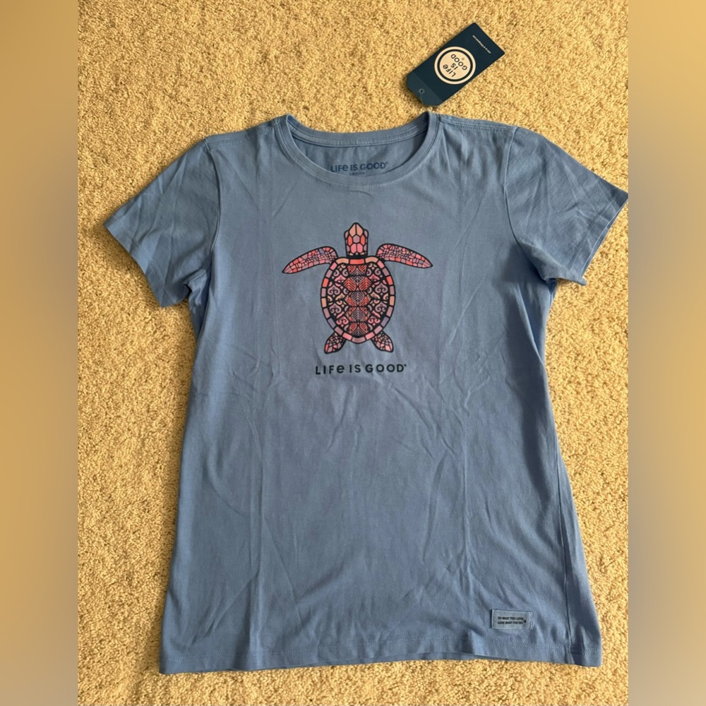 Life Is Good Women's Short Sleeve Tee - Size S NWT